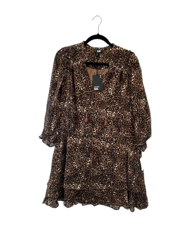 Dress Designer By Paige In Animal Print, Size: S