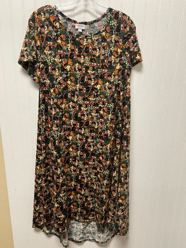 Dress Casual Maxi By Lularoe In Green, Size: L