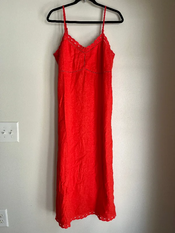 Dress Casual Maxi By Old Navy In Orange, Size: L