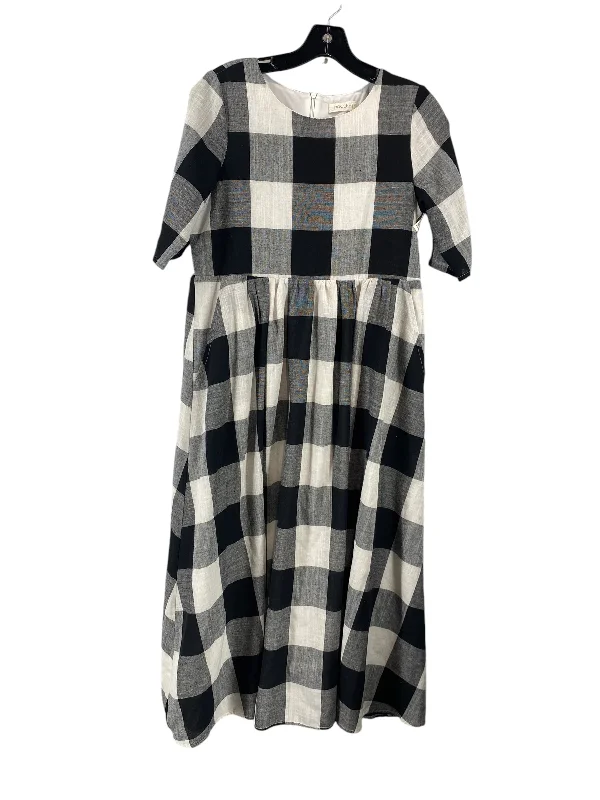 Dress Casual Maxi By Roolee In Black & White, Size: S