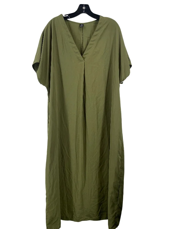 Dress Casual Maxi By Shein In Green, Size: Xl