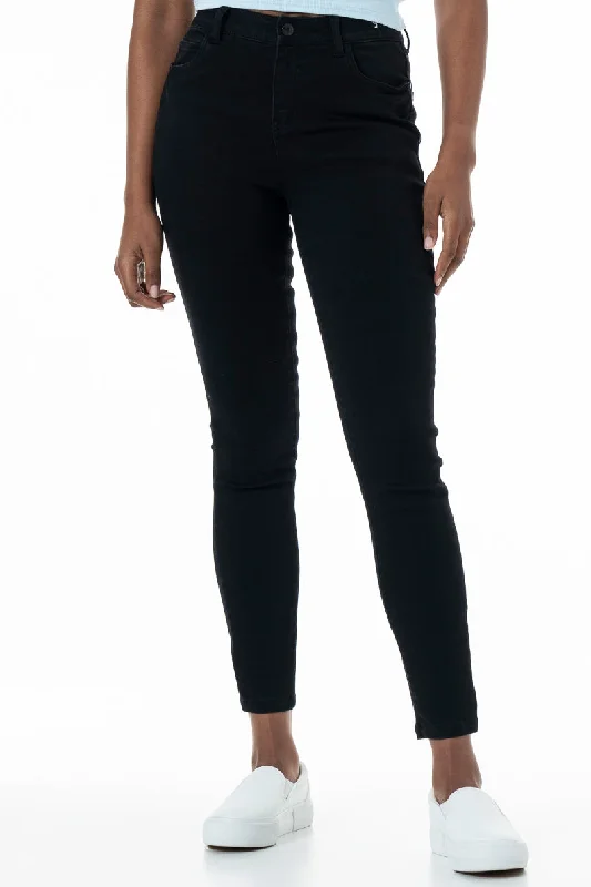 Rf01 Mid Rise Skinny Jeans _ 151005 _ Black