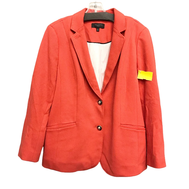 Blazer By Talbots In Orange, Size:Xlp