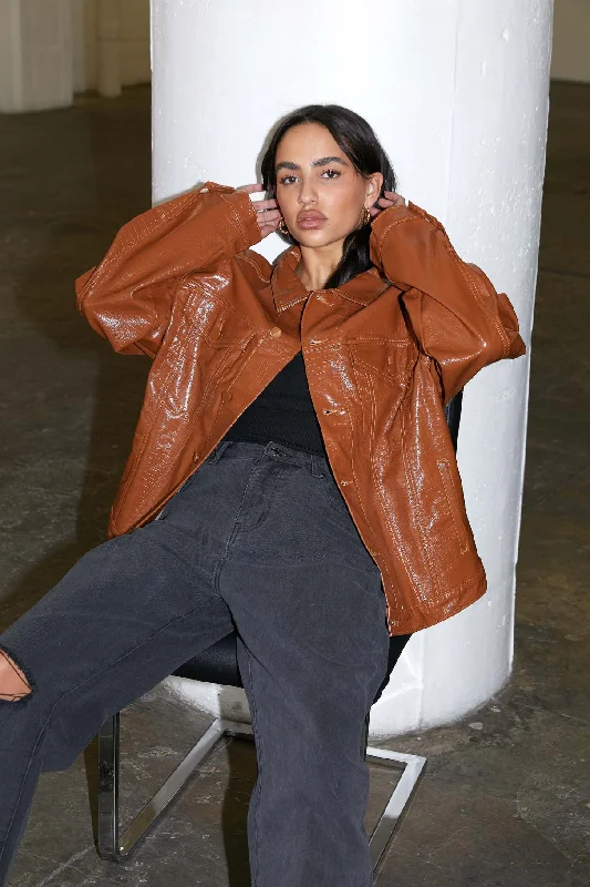 Sidewalks Jacket Brown