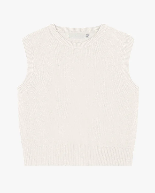 Wool Cash Knit Vest