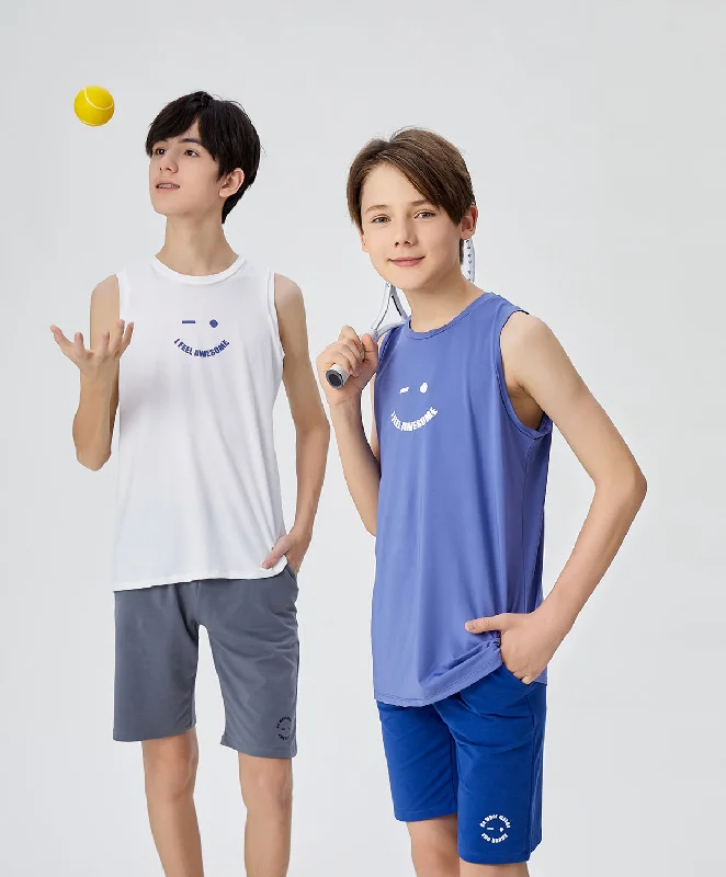 Energized Junior Artletes Sleeveless Tee with Print 600-1003B