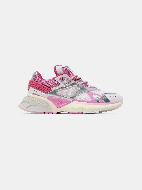 WOMEN - WOMEN'S MA RUNNER - Fuchsia Pink White Silver